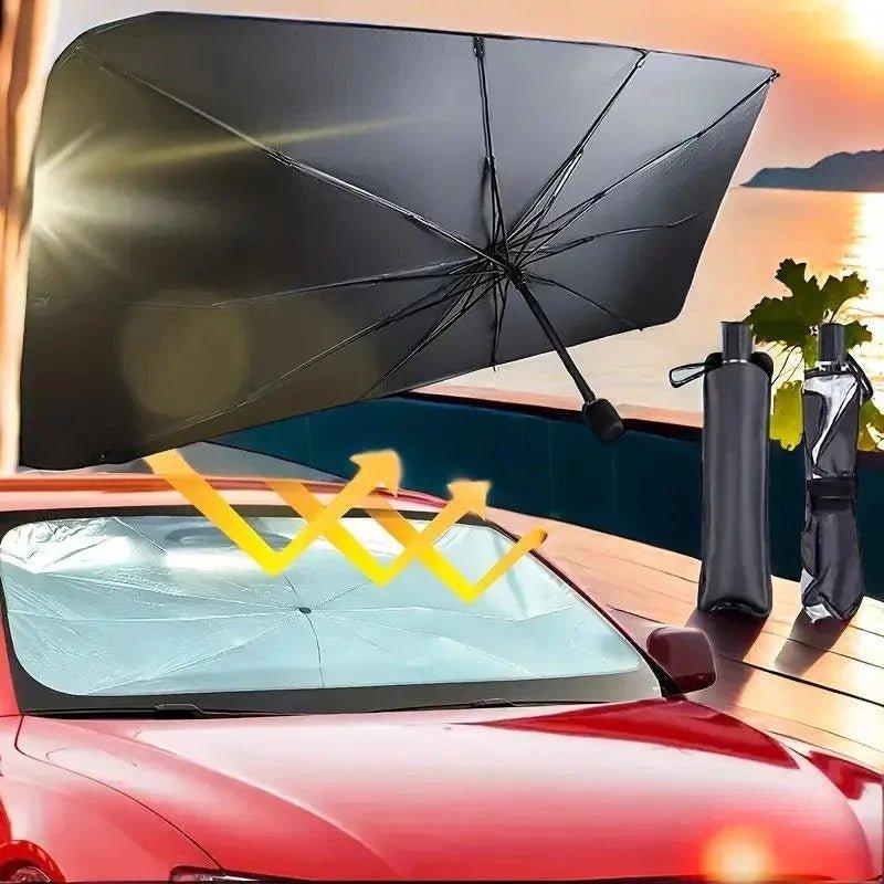 Pare-soleil parapluie pour pare-brise de voiture - Timberline